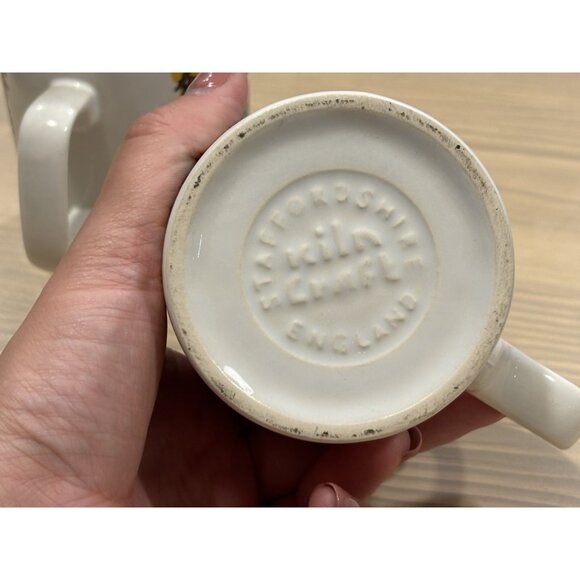 Vintage Retro Kitsch Christmas Joy Noel Teddy Mug English Holiday   Cute set 2 - Picture 5 of 9